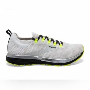 Brooks Ricochet 2 Men’s Running Shoes White with Yellow Size 14 D Great Cond!